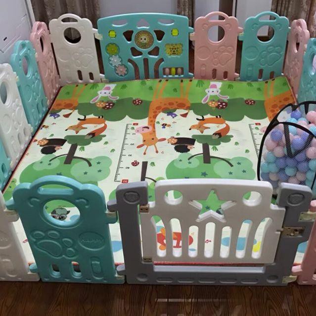 QUÂY CŨI NHỰA AN TOÀN CHO BÉ - 12 Miếng 1.6 x1.2 m