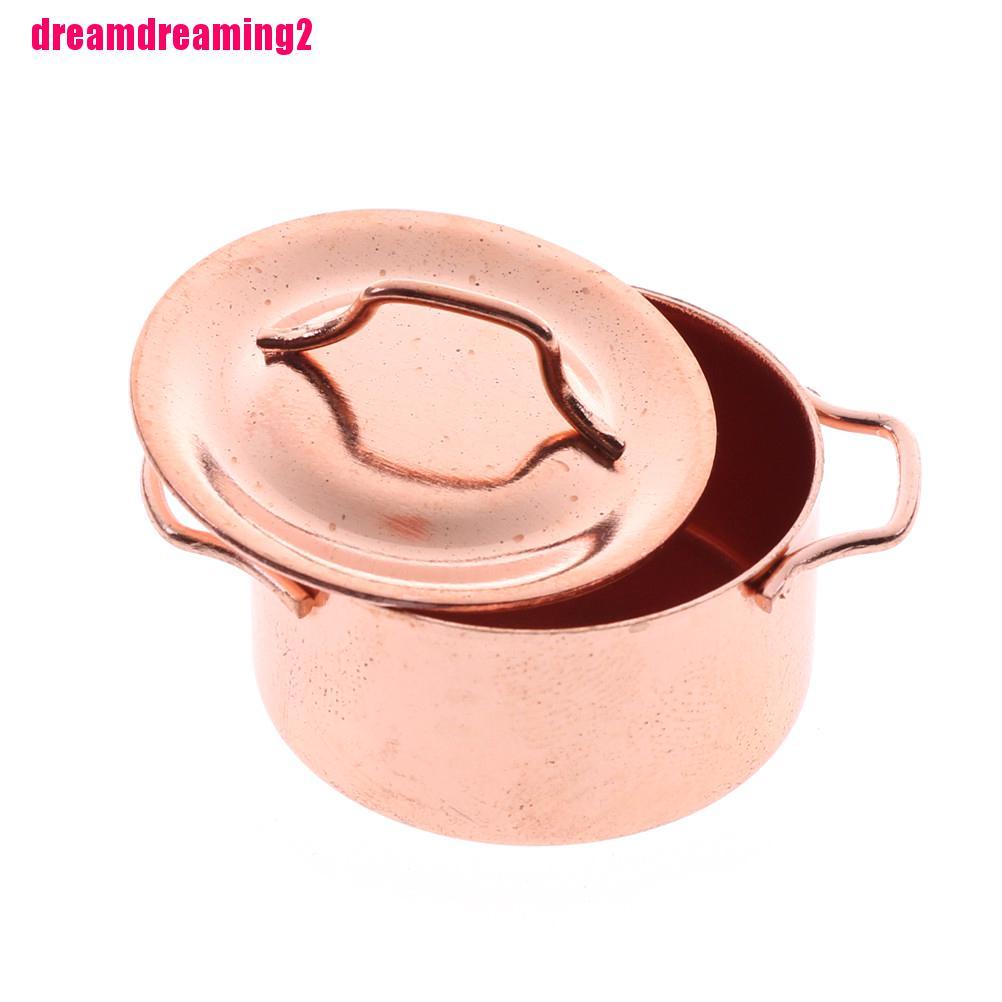 Mô Hình Nồi Đồng Có Nắp Trang Trí Nhà Búp Bê
