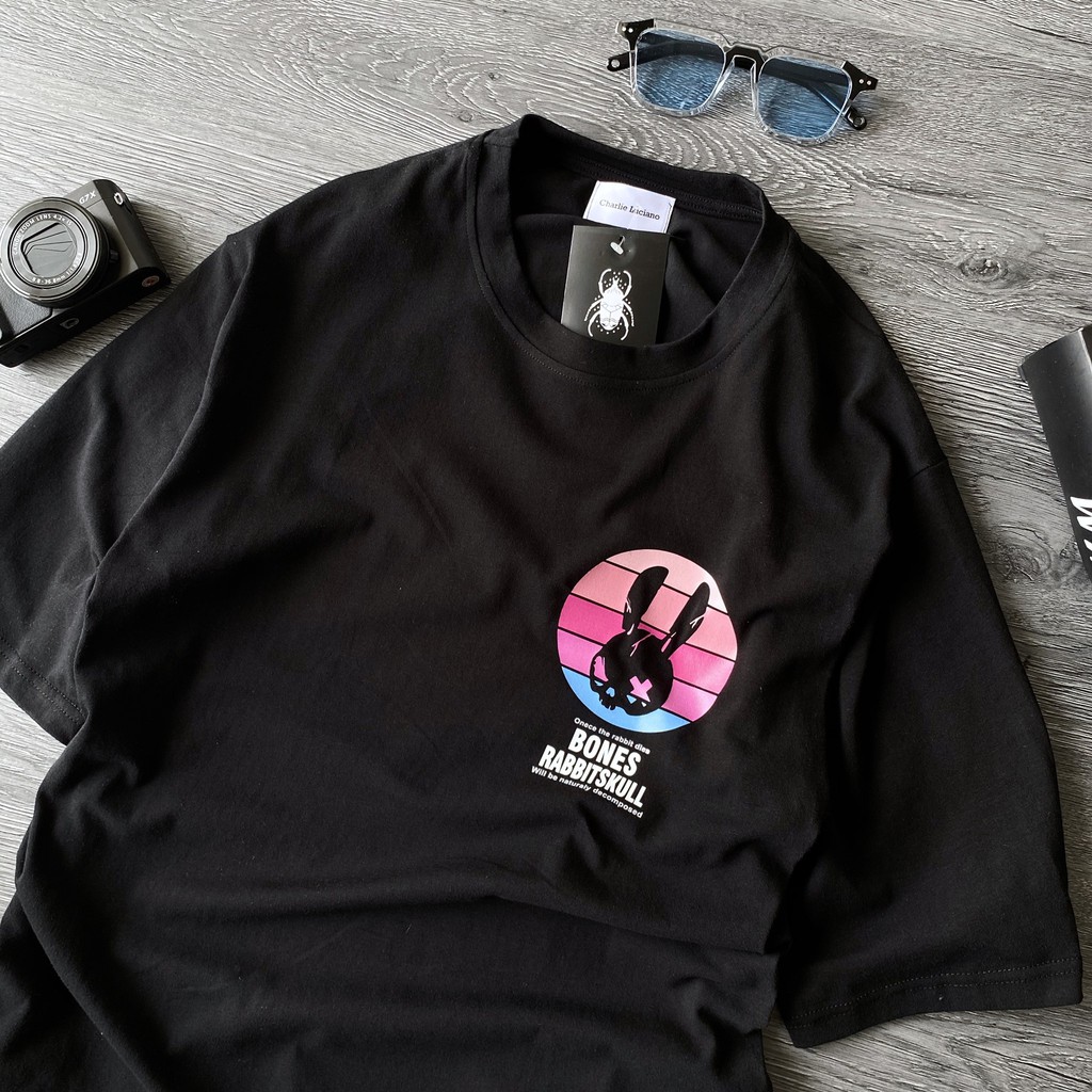 Áo thun tay lỡ RabbitSkull, áo thun cotton nam nữ unisex , MSW Town | BigBuy360 - bigbuy360.vn