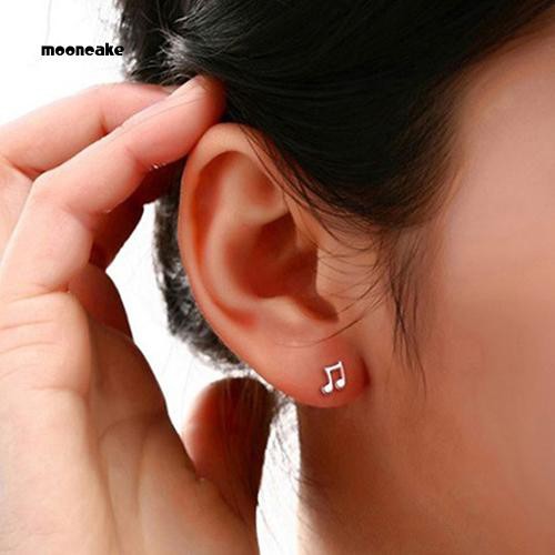 Đôi khuyên tai tạo hình nốt nhạc độc đáo thời trang cho nữ