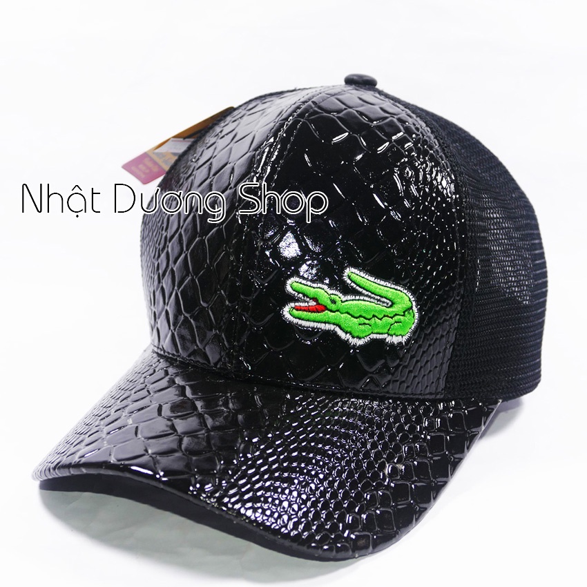 Nón kết lưới Da thêu họa tiết cá xấu, phong cách, Xịn sò cá tính thích hợp cho các bạn nam và nữ