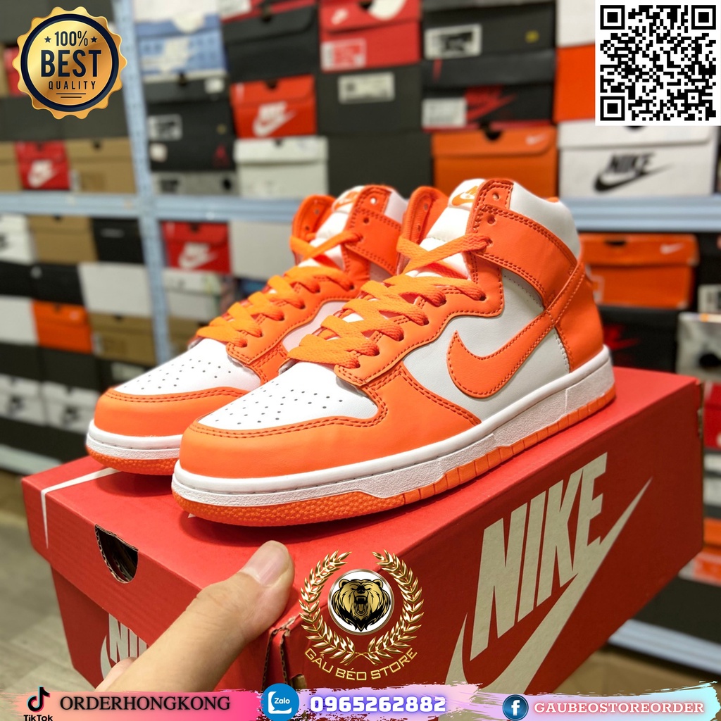 DD1399-101 Nhận Order Hỗ Trợ Free Ship Giày Best Quality Sneaker ***Nike Dunk High Syracuse