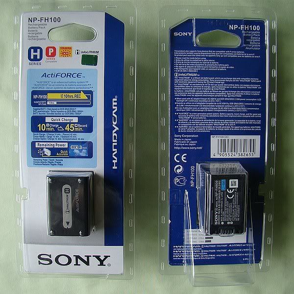 PIN SẠC MÁY ẢNH SONY NP-FH100