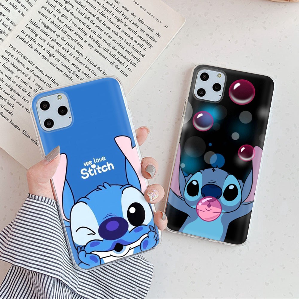 Ốp Lưng Mềm Trong Suốt In Hình Stitch Tt205 Cho Iphone 12 Mini 11 Pro Max