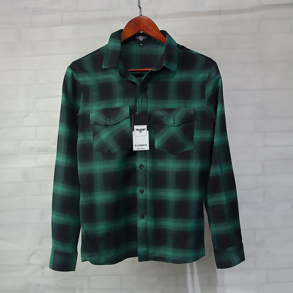 Áo sơ mi nam , sơ mi dạ caro cao cấp full hộp SM53 | BigBuy360 - bigbuy360.vn