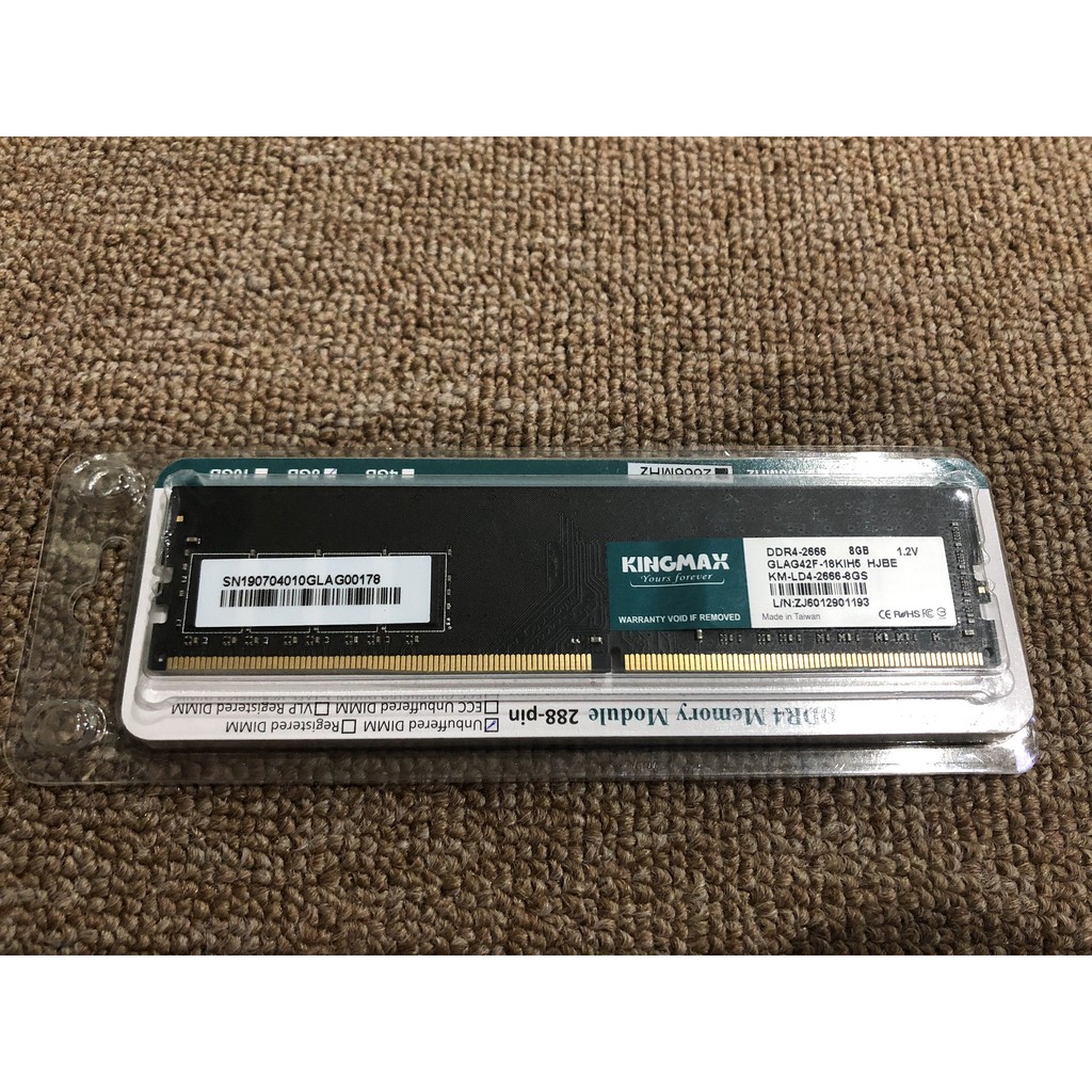 Bộ nhớ RAM Kingmax 8GB bus 2666 DDR4