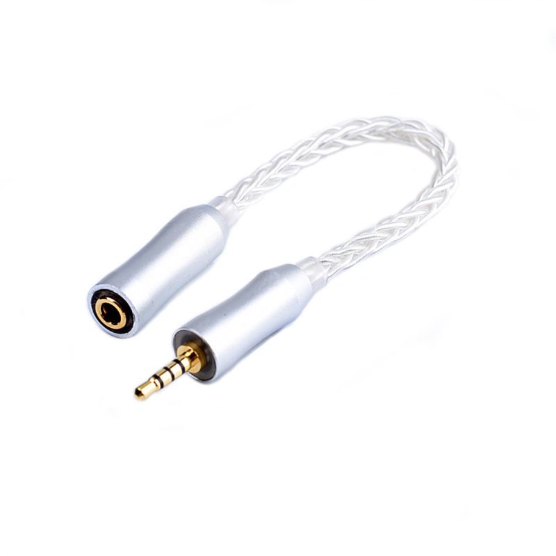 Cáp ChuyểN ĐổI Âm Thanh Trong SuốT Từ ĐầU CắM 3.5 / 2.5mm Sang Lỗ CắM 4.