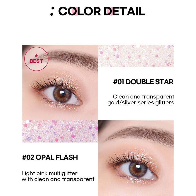 [COLORGRAM] PHẤN MẮT DẠNG NHŨ LẤP LÁNH 3.2G HÀN QUỐC