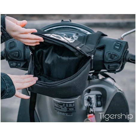 Túi đựng điện thoại treo đầu xe chống nước tuyệt đối, cảm ứng điện thoại tốt