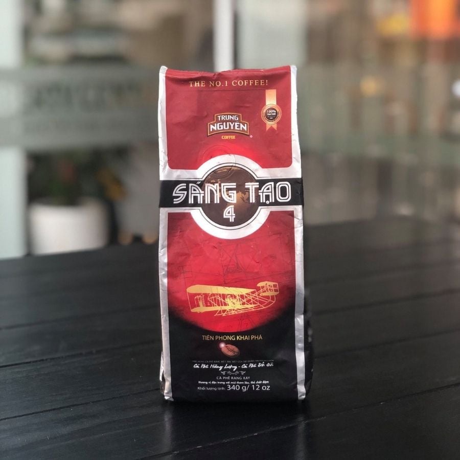 Cà phê rang xay Sáng tạo 4 - Trung Nguyên Legend - Bịch 340gr