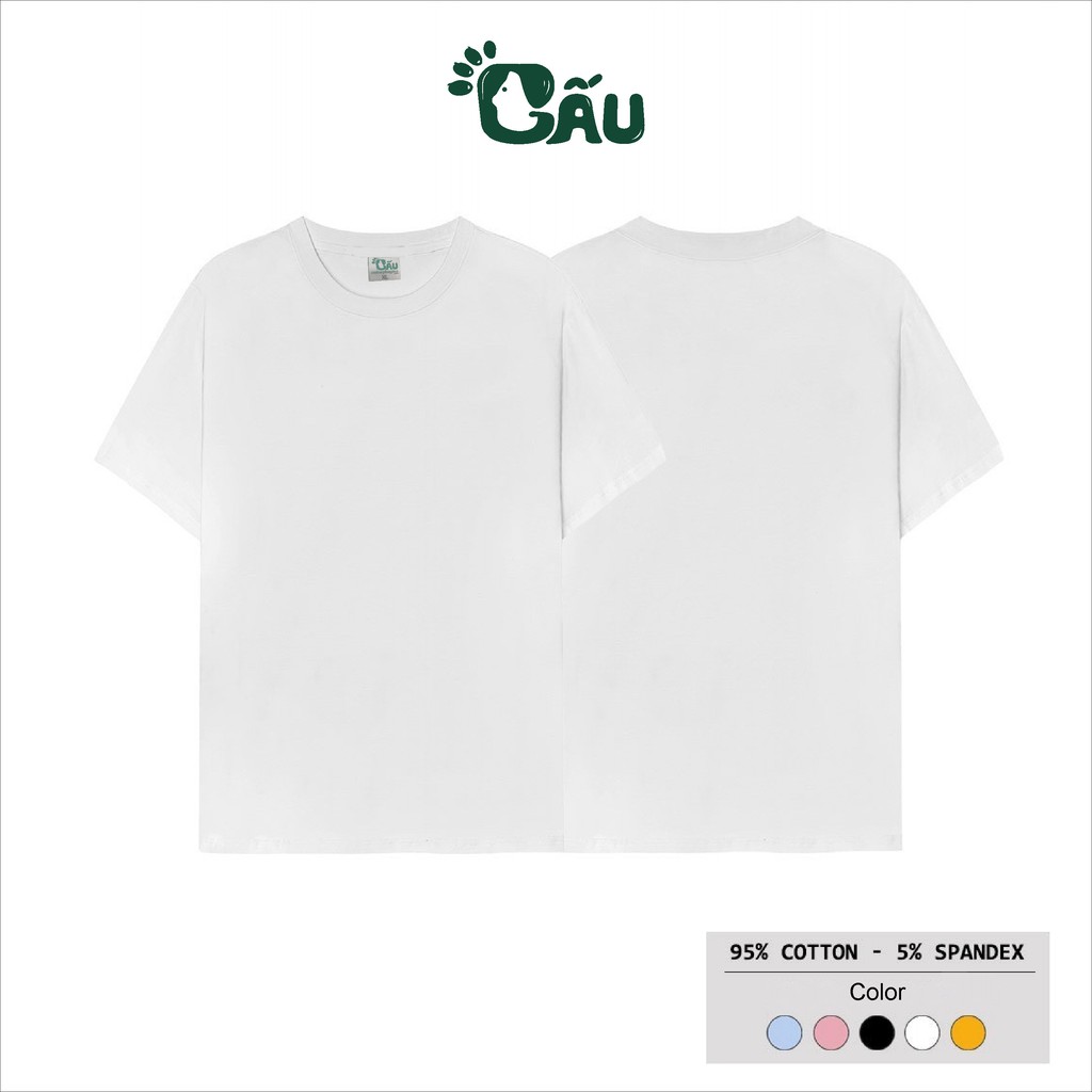 Áo thun tay lỡ Gấu 194 Unisex from rộng phong cách Local Brand Ulzzang vải coton cao cấp dày dặn, co dãn - TRƠN