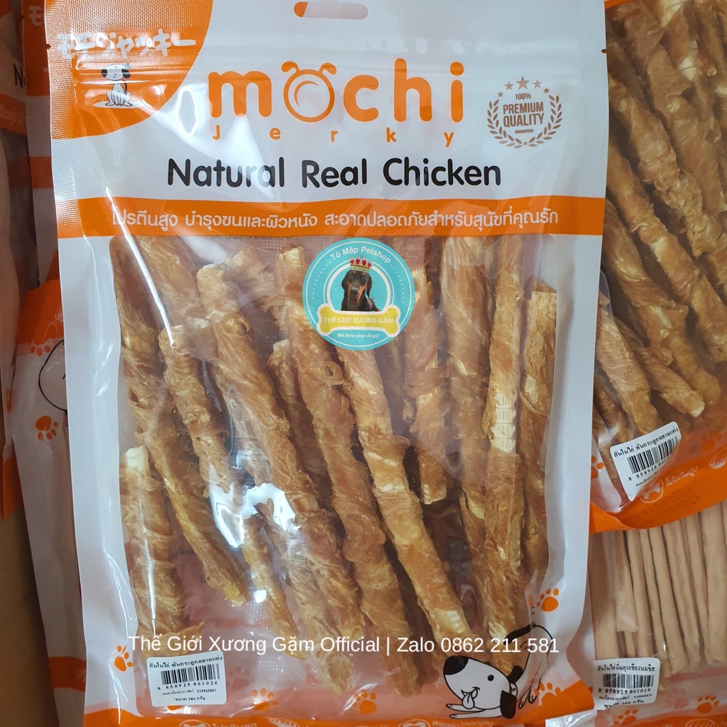 MOCHI JERKY SỤN CÁ BỌC GÀ