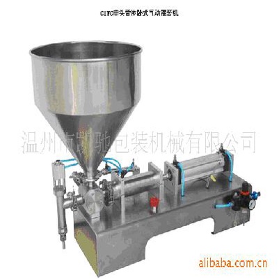 máy chiết rót bùn tắm, máy chiết rót mỹ phẩm bán tự động, máy chiết rót kem đánh răng, máy chiết rót dịch đặc 1 vòi