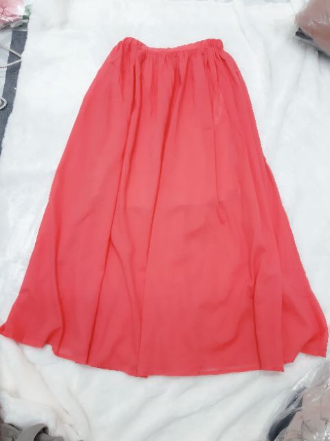 Chân váy maxi cotton 3 màu xuất dư | BigBuy360 - bigbuy360.vn