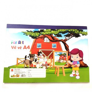 Vở Vẽ 😍FREESHIP😍 Vở Vẽ Khổ A4