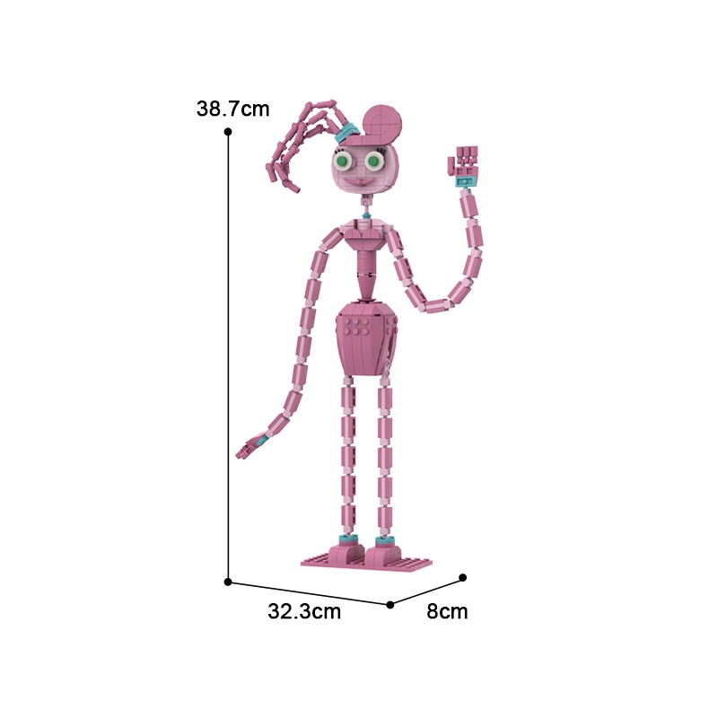 Đồ chơi xếp hình Huggy Wuggy poppy time SLUBAN 334 mảnh cho trẻ em