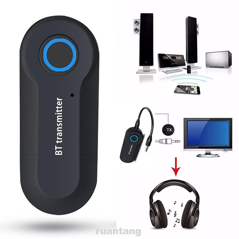 Bộ Truyền Tín Hiệu Âm Thanh Bluetooth Có Dây Màu Đen Cho Tv Usb Đầu Cắm 3.5mm