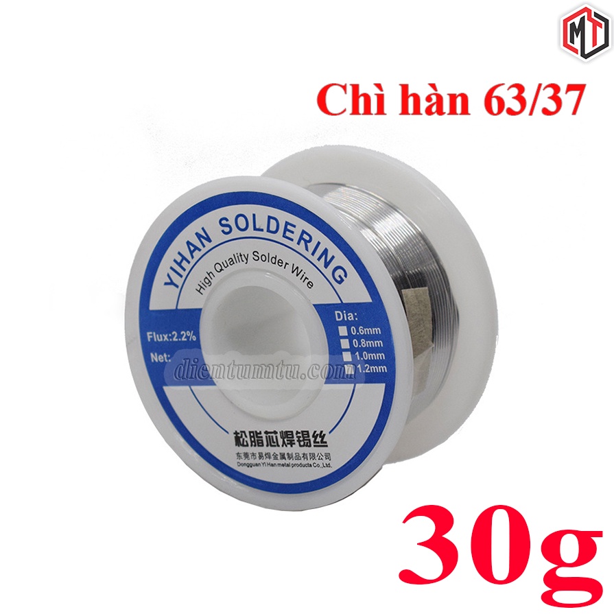 Cuộn Chì Hàn 30g 50g 100g - 67/37 60/40 0.8mm