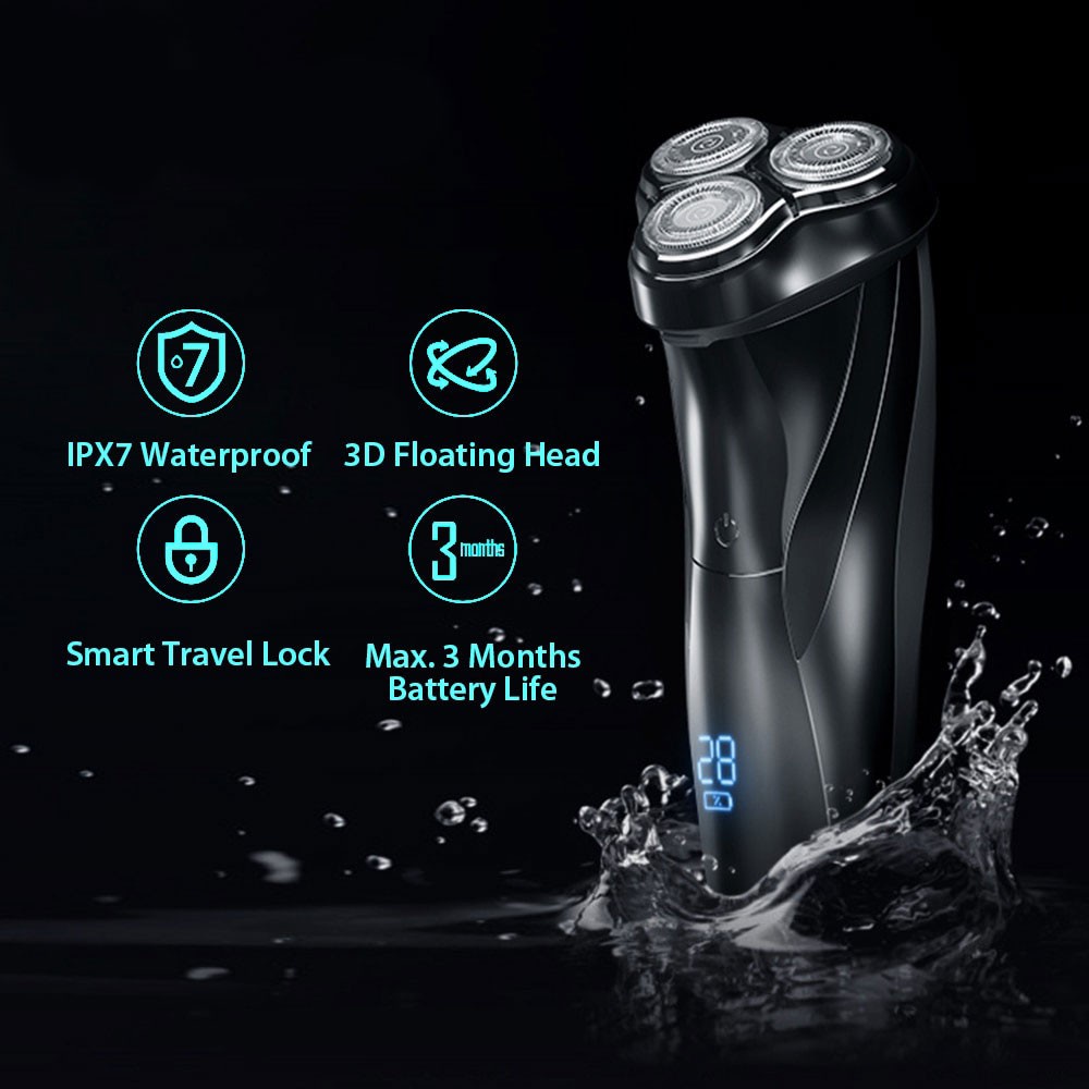 Máy Cạo Râu Xiaomi Ver 3 Chống Nước Pin Dùng 3 Tháng Không Cần Thay Lưỡi
