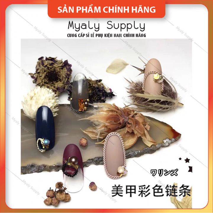 Dây Xích Nhiều Màu Làm Nail Set 6