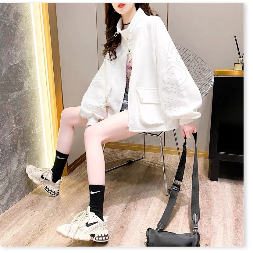 ÁO KHOÁC HOODIE NỮ PHONG CÁCH TÚI HỘP SIÊU CHẤT CAO CẤP