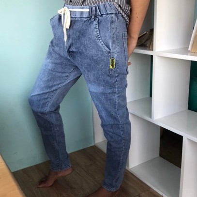 Quần Jean Cao cấp Quần jean nam Quảng Châu lưng thun co giãn phong cách | BigBuy360 - bigbuy360.vn