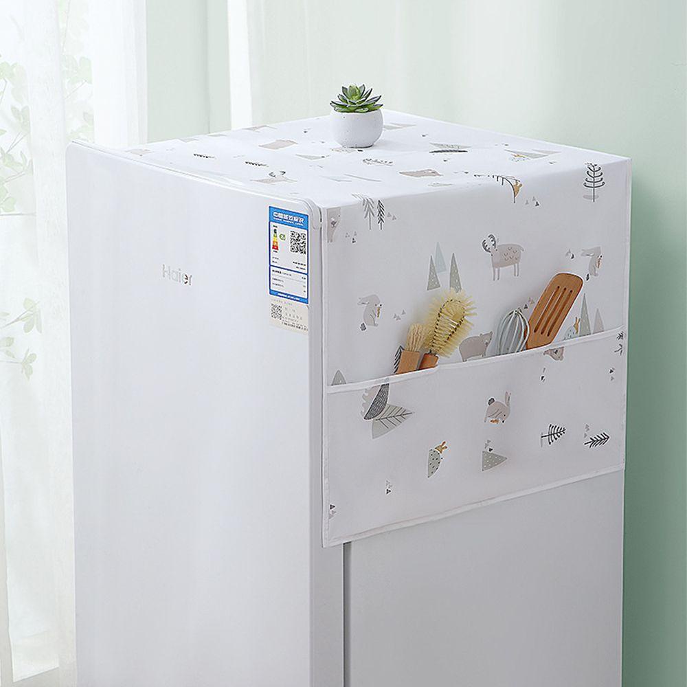 .Vỏ Bọc Chống Bụi Cho Tủ Lạnh Chất Lượng Cao|Túi Đựng Đồ Treo Tủ Lạnh Chống Thấm Nước Tiện Lợi