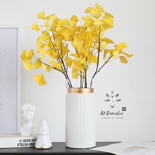 Hoa Decor - Lá Bạch Quả Vàng Bắc Âu Cao Cấp Chính Hãng Camelia Hoa Decor Trang Trí Nhà Cửa Siêu Đẹp