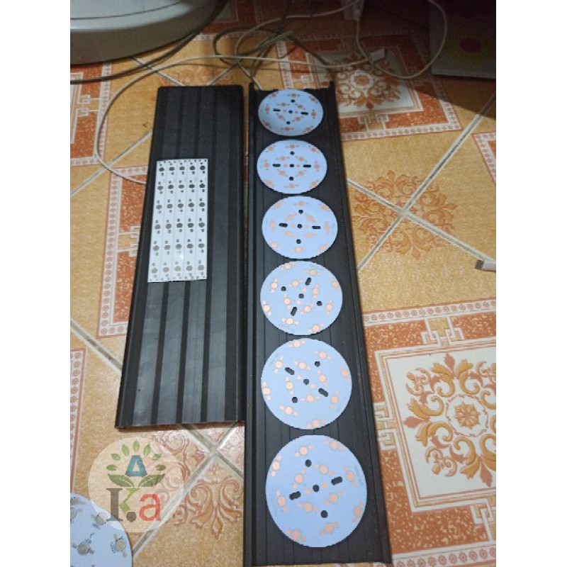 Combo làm đèn 30,40,50,60cm WRGB loại mạch tròn 12W, 12V