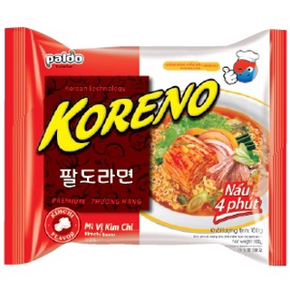 1T mì ăn liền Koreno 30 gói vị kim chi, bò