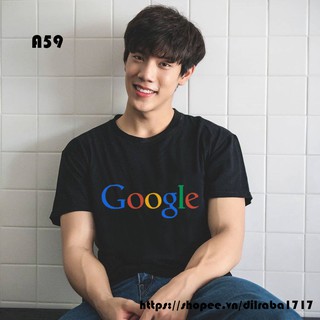 ÁO THUN NAM NỮ IN CHỮ GOOGLE - A004