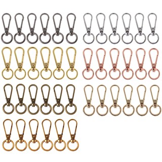 Set 6 khuyên gắn móc khóa bằng thép không gỉ chuyên dụng dành cho túi xách
