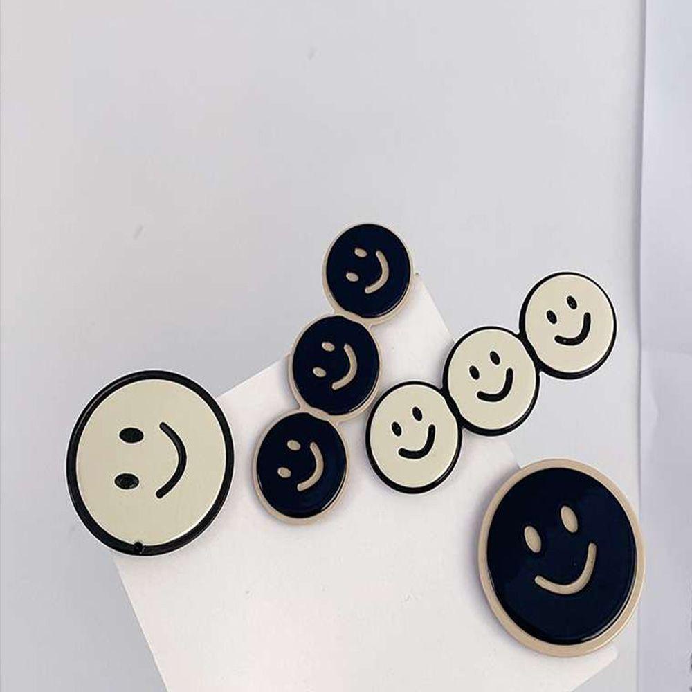 Kẹp Tóc Mỏ Vịt Hình Trái Tim / Mặt Cười Đơn Giản Xinh Xắn Cho Nữ