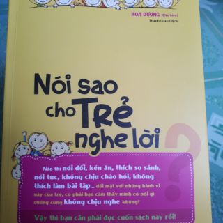 Nói Sao Cho Trẻ Nghe Lời