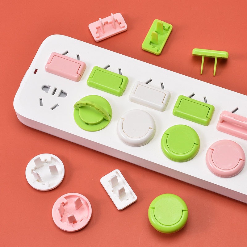 Nút Bịt Ổ Điện An Toàn Cho Bé Có Quai Kéo SONHOUSE – Loại 2 Chân và 3 Chân