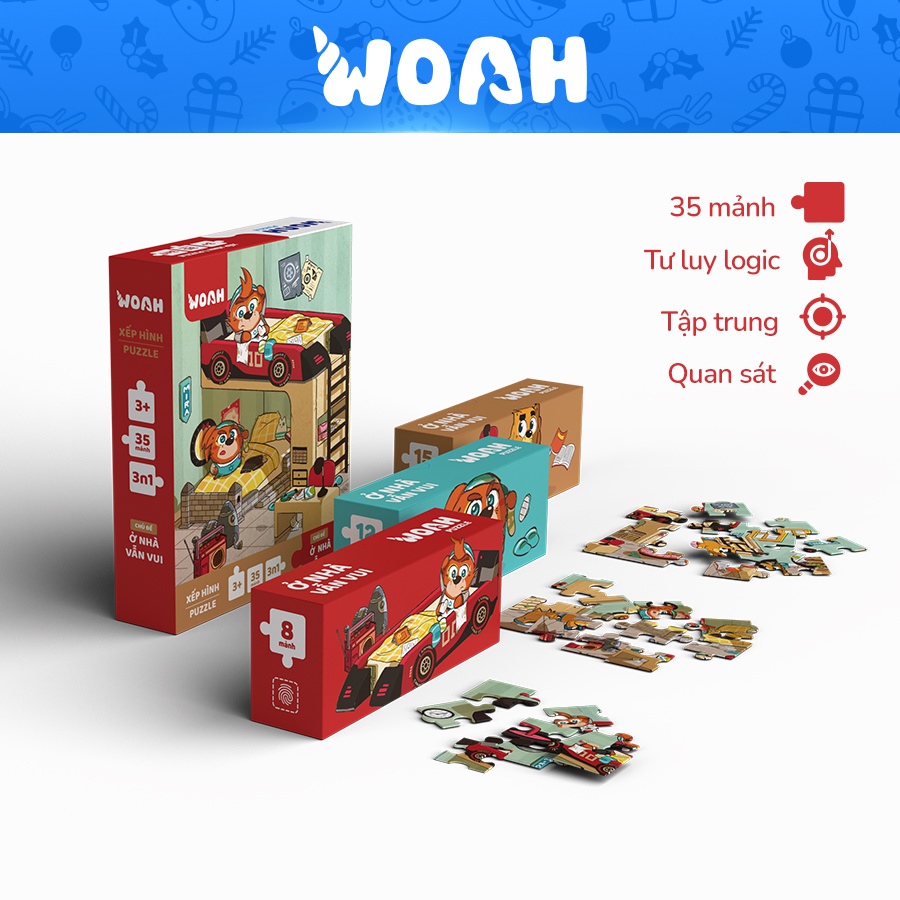 Xếp Hình/Puzzle Mato "Ở nhà vẫn vui" - Board Game VN