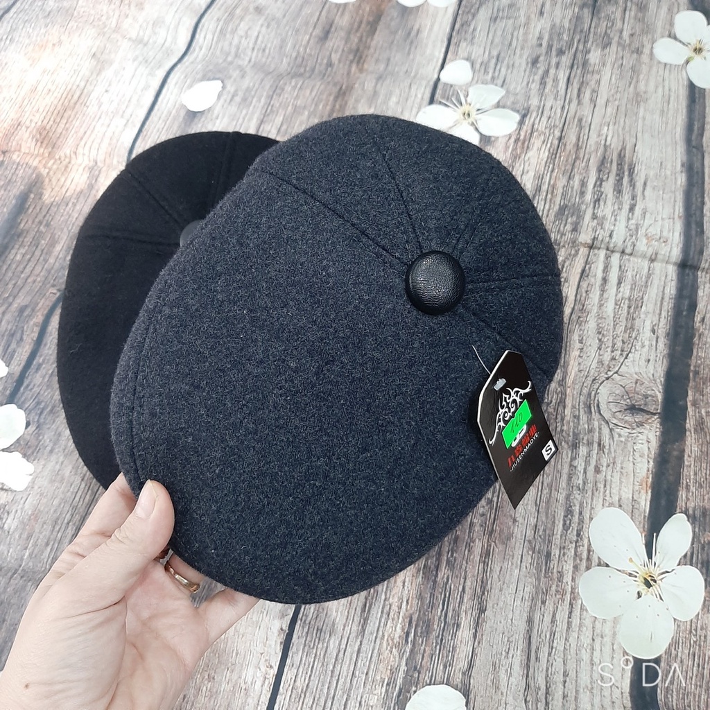 MŨ BERET, MŨ NỒI DÀNH CHO NAM TRUNG NIÊN VÀ NGƯỜI GIÀ CHẤT VẢI NỈ DẠ CÓ CHE TAI