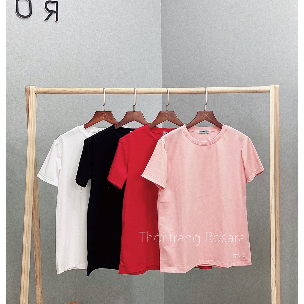 Áo thun phông thời trang nữ dáng suông thời trang chất siêu mát Rosara SP119 | BigBuy360 - bigbuy360.vn