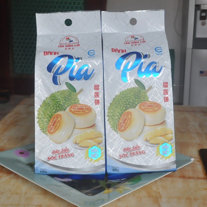 bánh pía TÂN HƯNG LỢI - đậu xanh sầu riêng - 450gr