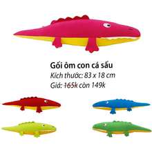 Gối ôm hình con cá sấu kích thước (95 x 30 cm) cho trẻ em