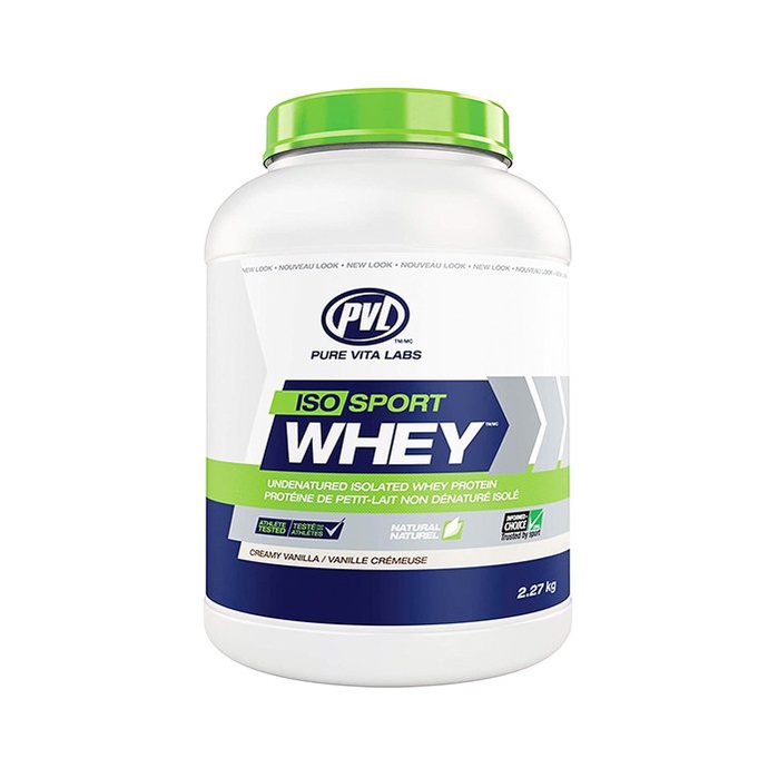 PVL Iso Sport Whey Thực Phẩm Bổ Sung Thúc Đẩy Phát Triển Cơ Nạc 5Lbs (2.27kg)