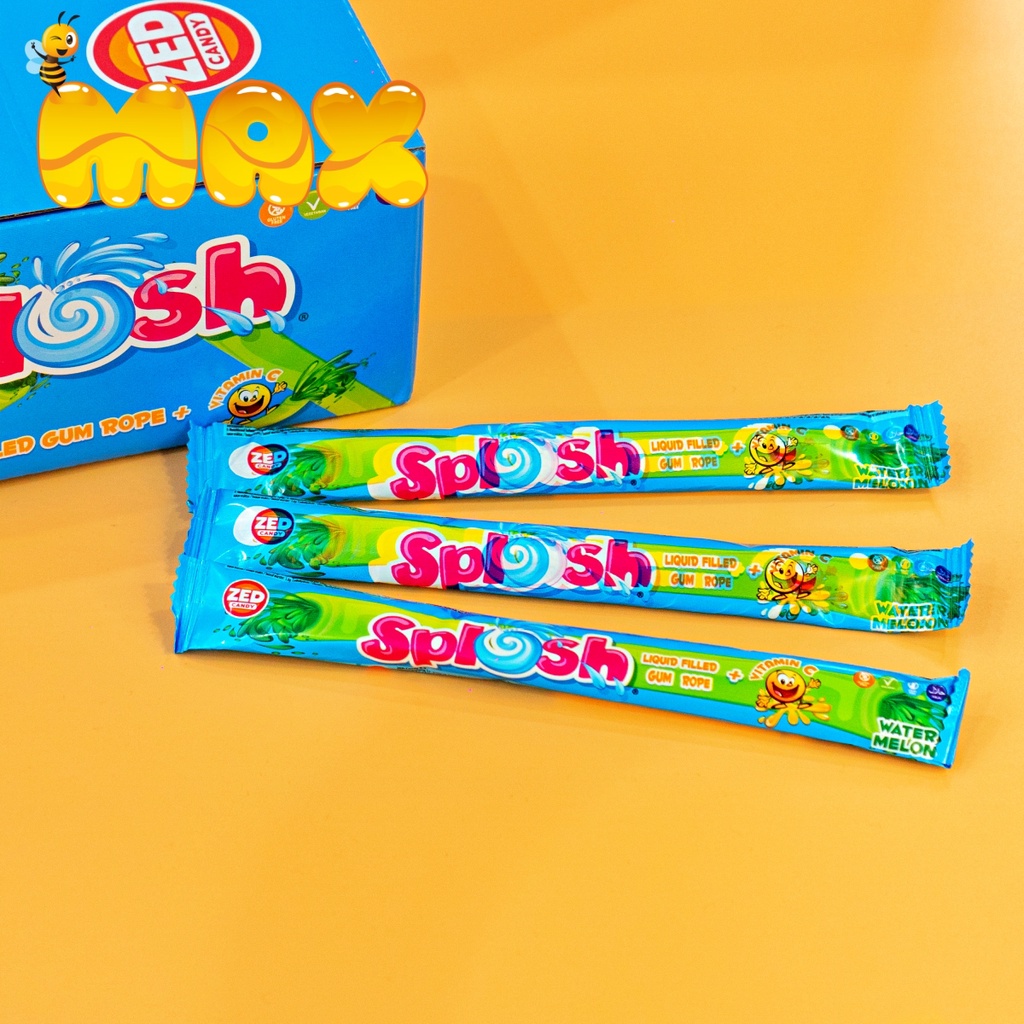 Kẹo cao su dạng thanh Splosh vị dưa hấu kẹo gum cho bé gói 17gr