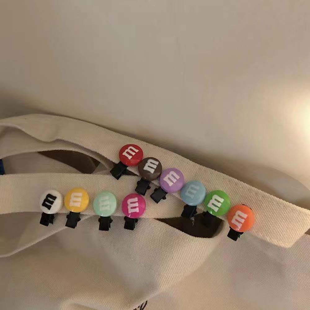 Set 5 / 10 Kẹp Tóc Hình Chữ M Đơn Giản Nhiều Màu Sắc Cho Nữ