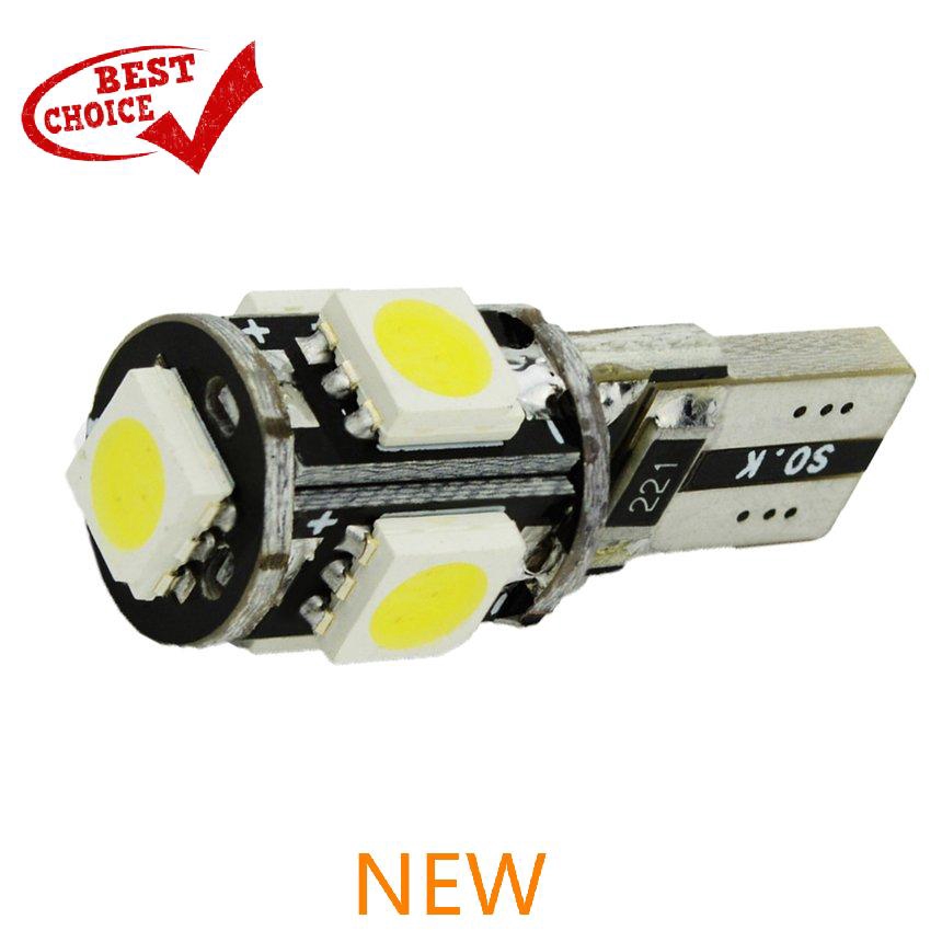 Đèn Led T10 5smd 5050 Cho Xe Hơi Chất Lượng Cao