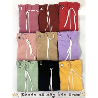 Hoddie khoá zip cao cấp 150k