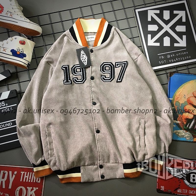 [Ảnh + Video thật] Áo khoác Nhung 1997 style Unisex dành cho cả nam và nữ (4 màu) | BigBuy360 - bigbuy360.vn