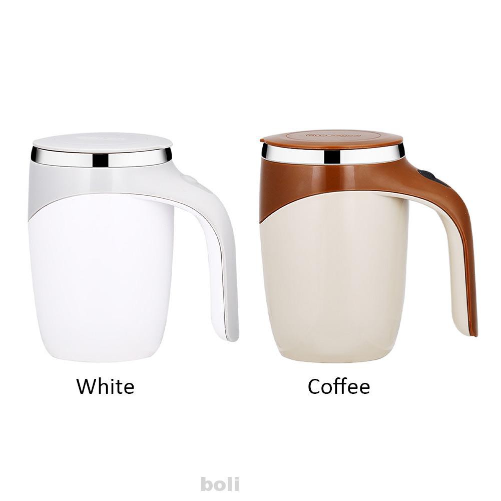 Drinkware Gift Smart Coffee Insulated Stainless Steel Chocolate Cocoa Hot Drink Mixer Mocha Self Stirring Mug