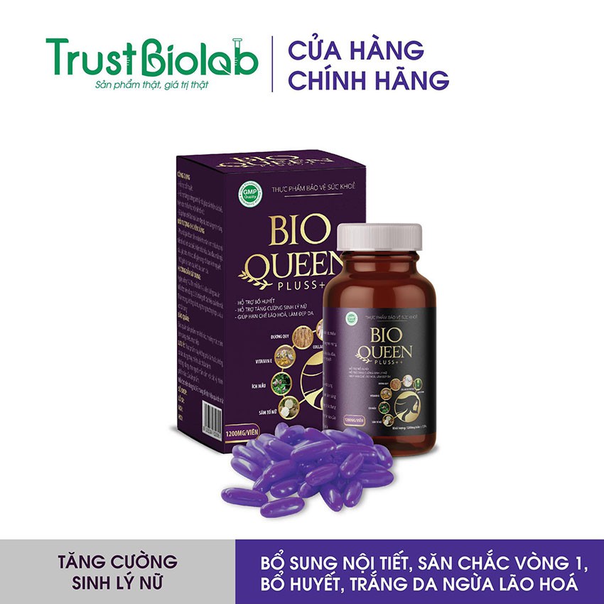 [CHÍNH HÃNG] Tăng cường nội tiết tố nữ, hỗ trợ điều trị khô hạn, lão hóa,tăng kích thước vòng 1, BIOQUEEN PLUSS-WOOGROUP | BigBuy360 - bigbuy360.vn