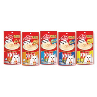 Sốt Ciao que cho mèo trưởng thành - Gói 4 que