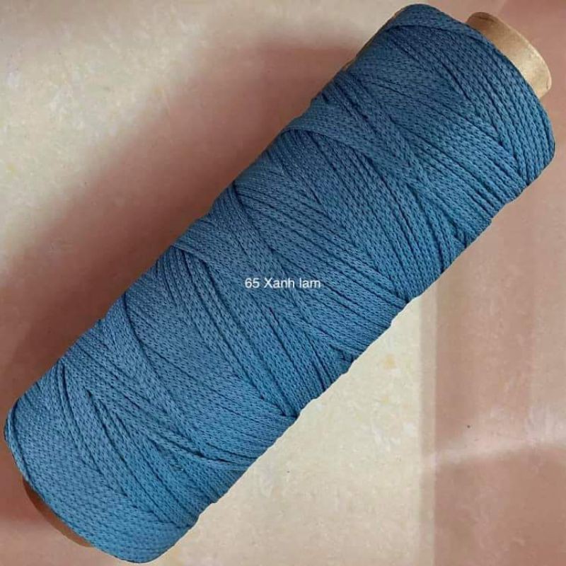 Sợi Dệt Cotton Craft Yarn Màu Trơn 61-66